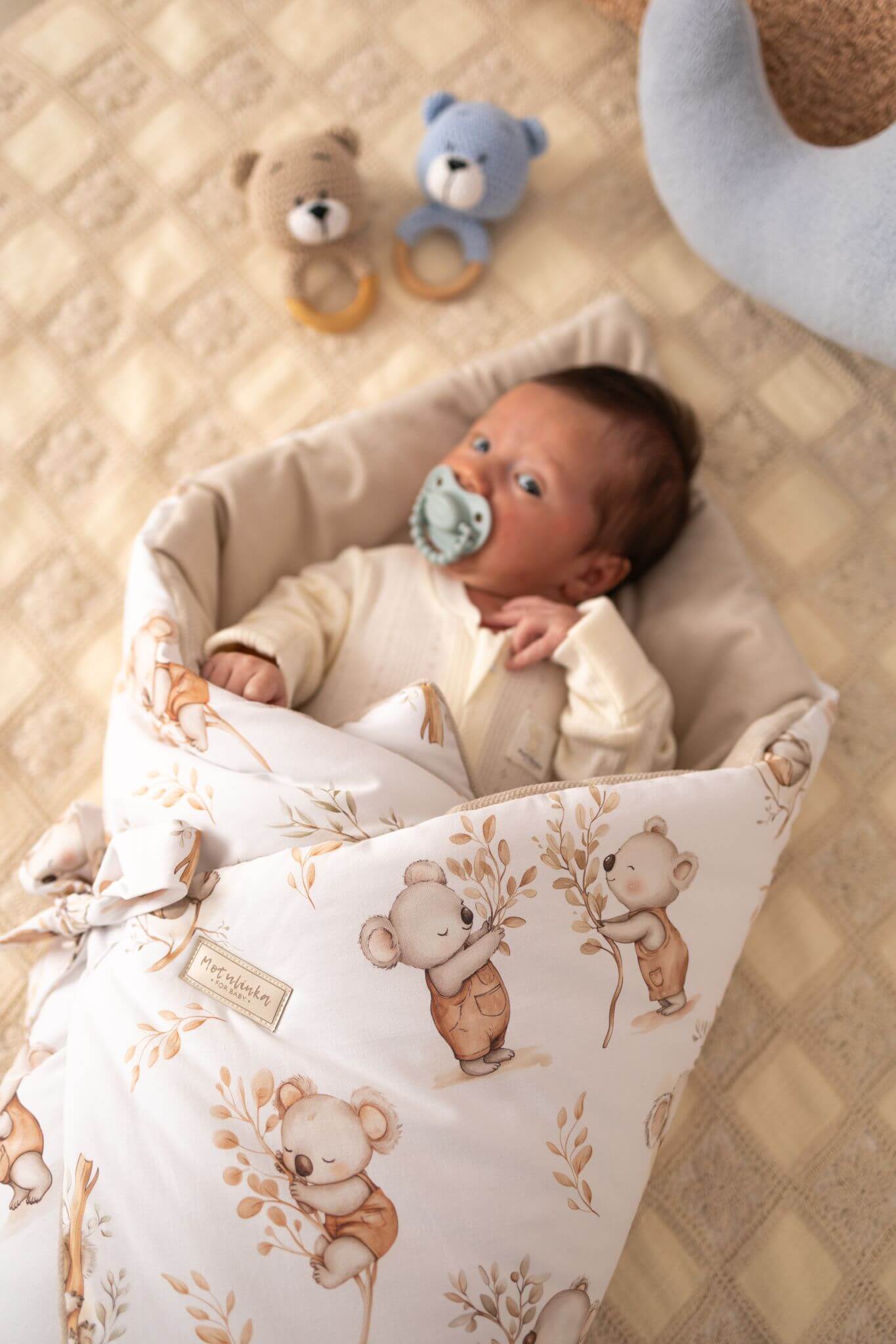 Organic Cotton Swaddle Blanket | Cotton Swaddle Wrap