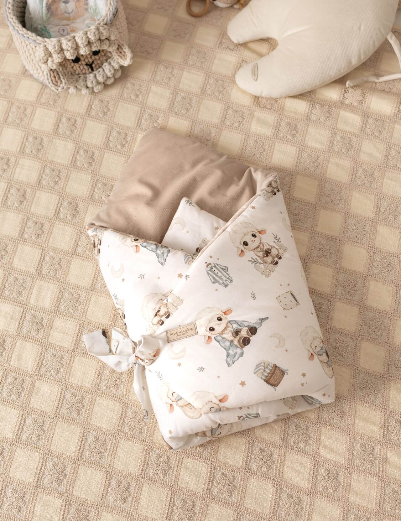 Organic Cotton Swaddle Blanket | Cotton Swaddle Wrap