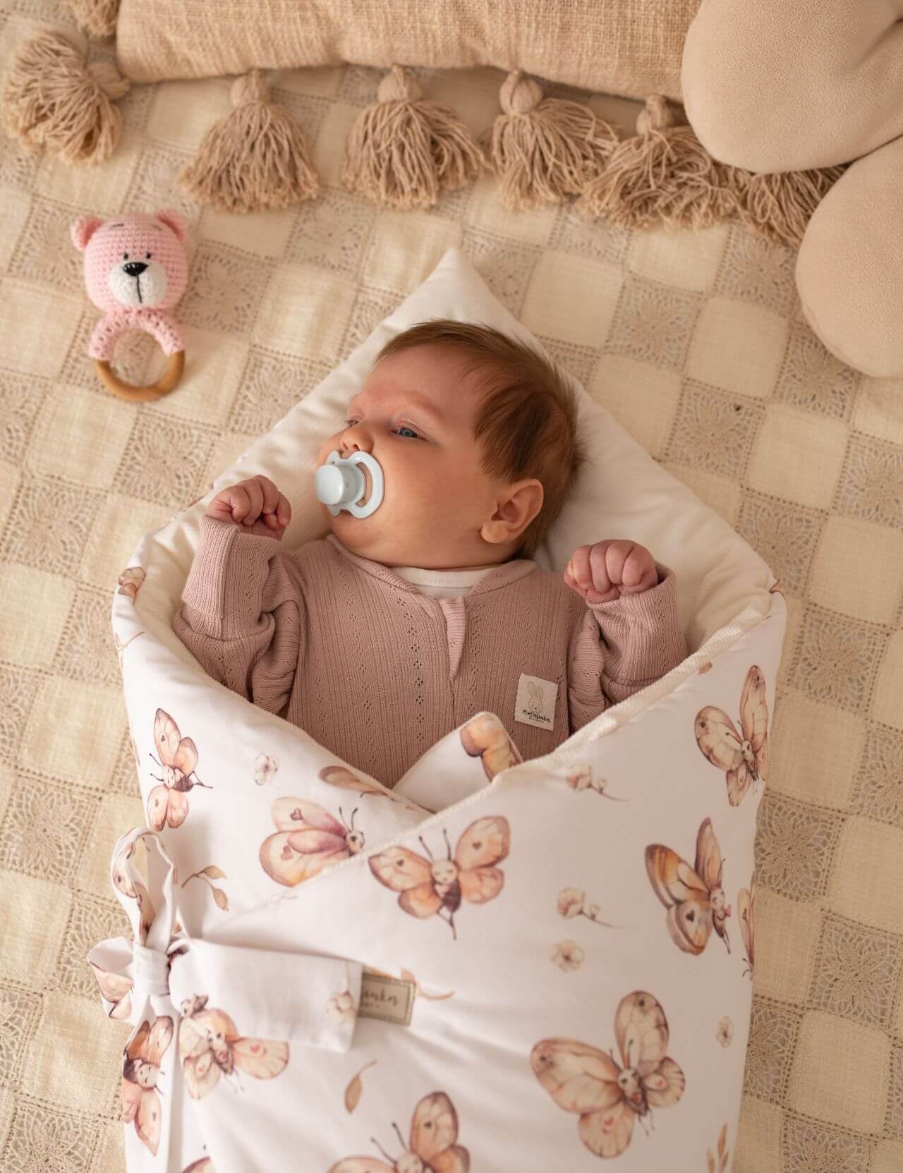 Organic Cotton Swaddle Blanket | Cotton Swaddle Wrap