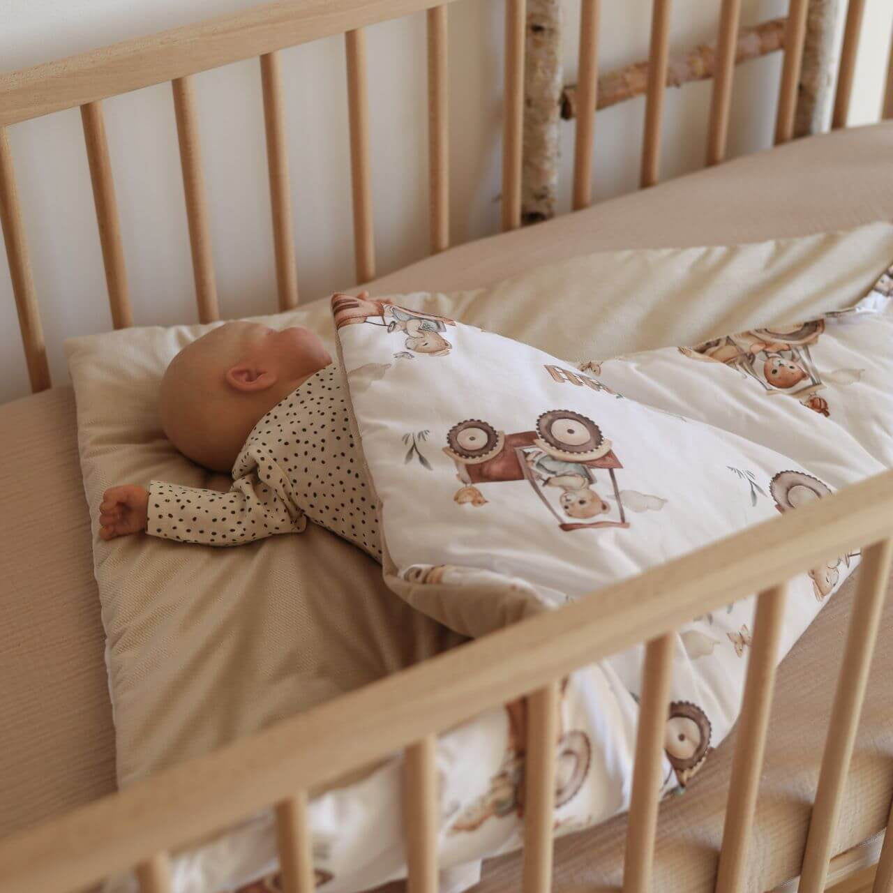 Wrap your baby in luxury with our Organic Cotton Swaddle Blanket. Made with 100% premium cotton, soft velvet lining & hypoallergenic fill.