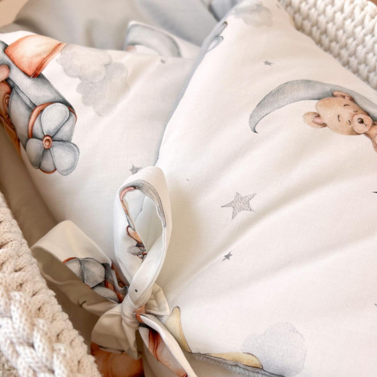 Wrap your baby in luxury with our Organic Cotton Swaddle Blanket. Made with 100% premium cotton, soft velvet lining & hypoallergenic fill.