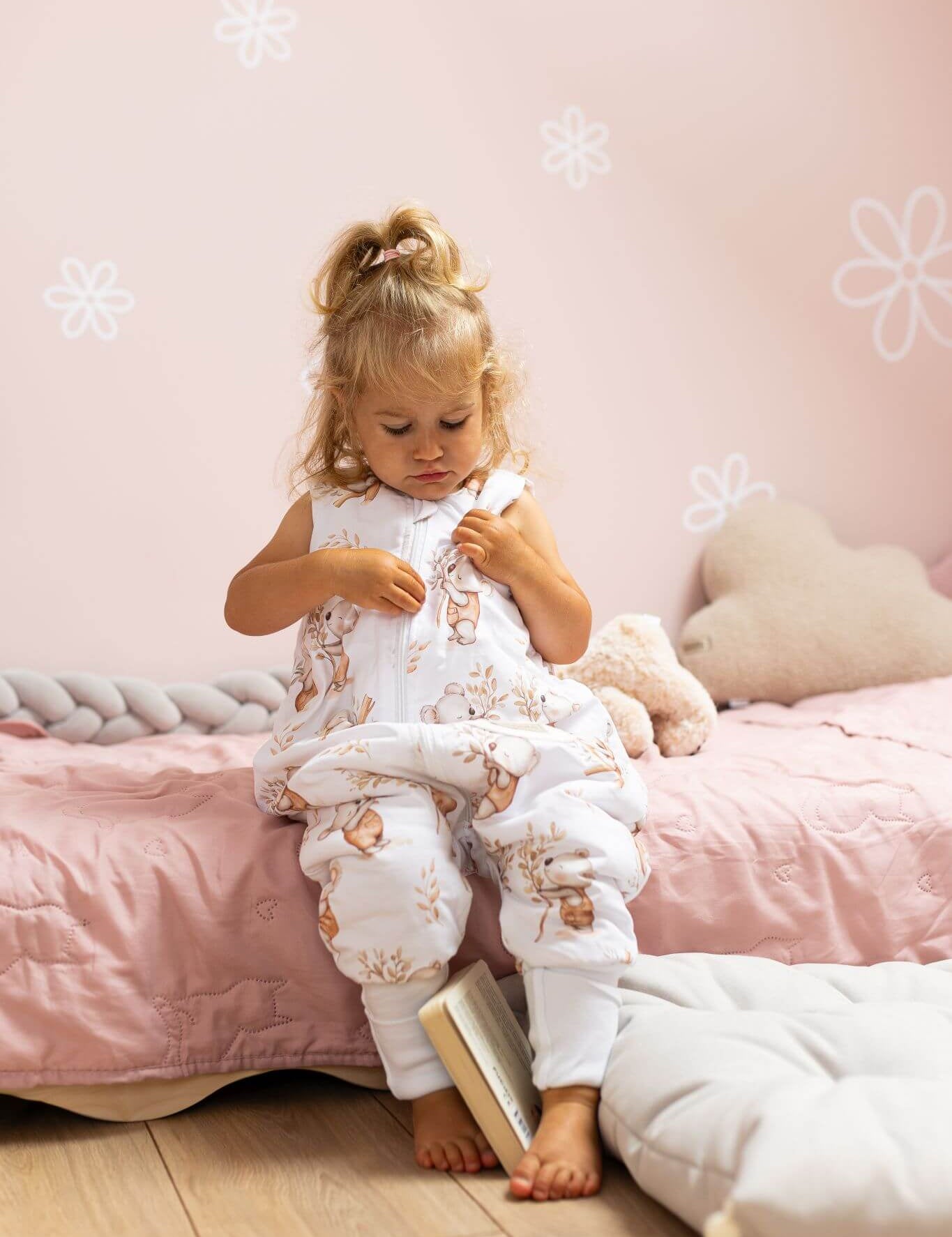 Premium Cotton Toddler Sleep Sack with Legs (1-2 Years)
