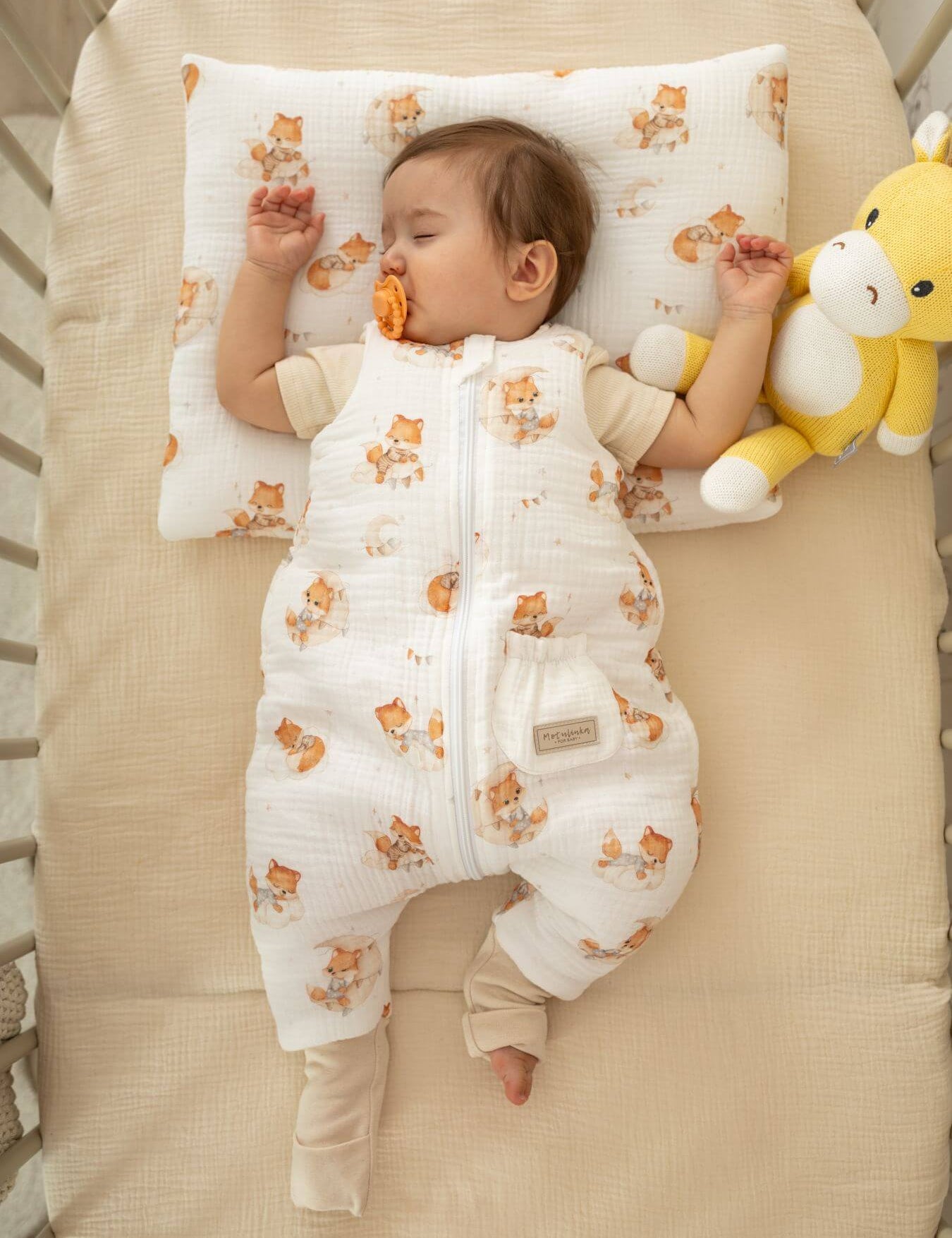 Premium Muslin Toddler Sleep Sack with Legs (1-2 Years)